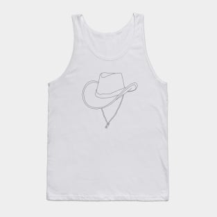 cowgirl hat Tank Top